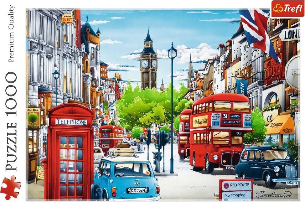 Trefl Puzzle 1000 Ulica Londynu 341056 (5900511105575) puzle, puzzle