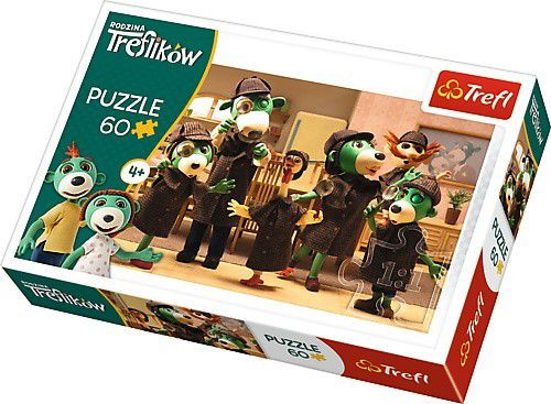 Trefl 60 pieces, Na Tropie - The Treflik family puzle, puzzle