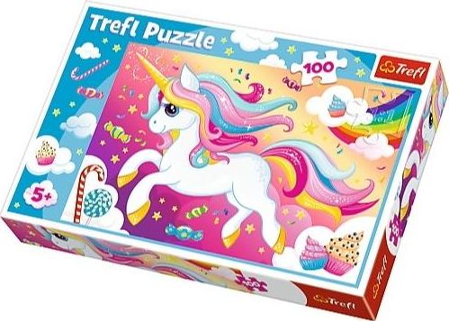 Trefl Puzzle 100 Piekny Jednorozec 325825 (5900511163865) puzle, puzzle