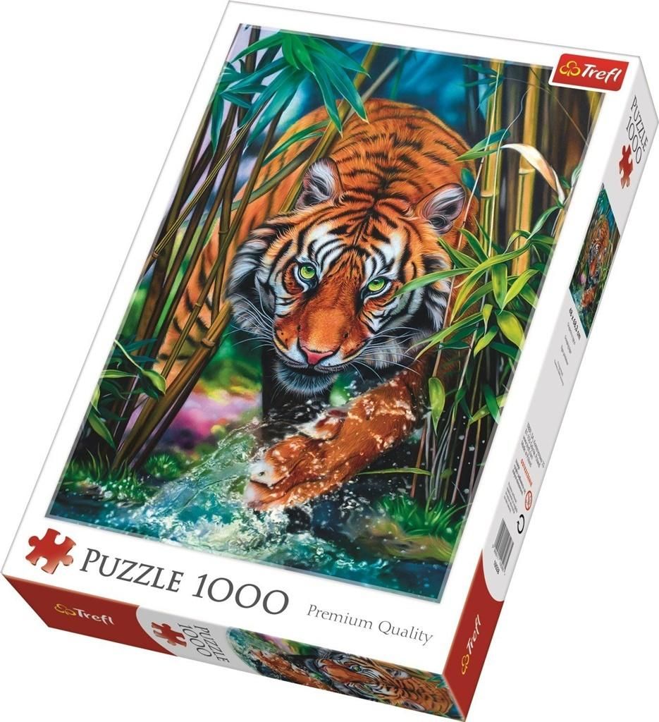 Trefl Puzzle 1000 Predatory tiger puzle, puzzle