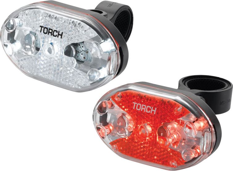 TORCH Zestaw lampki CYCLE LIGHT SET WHITE BRIGHT 5X + TAIL BRIGHT 5X (TOR-54039) TOR-54039 (7290001540398)