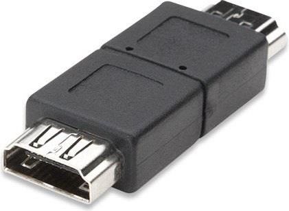 Adapter AV Techly HDMI - HDMI czarny (307599) 307599 (8057685307599)