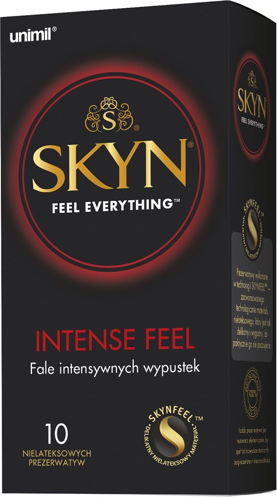 UNIMIL UNIMIL_Skyn Feel Everything Intense Feel nielateksowe prezerwatywy 10sztuk 5011831089190 (5011831089190)