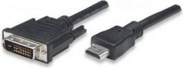 Techly HDMI zu DVI-D Kabel 1m schwarz kabelis, vads