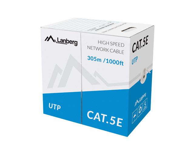 Kabel UTP Kat.5E CCA305 m drut LCU5-10CC-0305- kabelis, vads