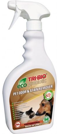 Tri-Bio Probiotyczny Spray Usuwajacy Nieprzyjemne Zapachy Zwierzat i Odplamiacz 2w1, 420 ml (TRB04185) TRB04185 (853017004185) Sadzīves ķīmija