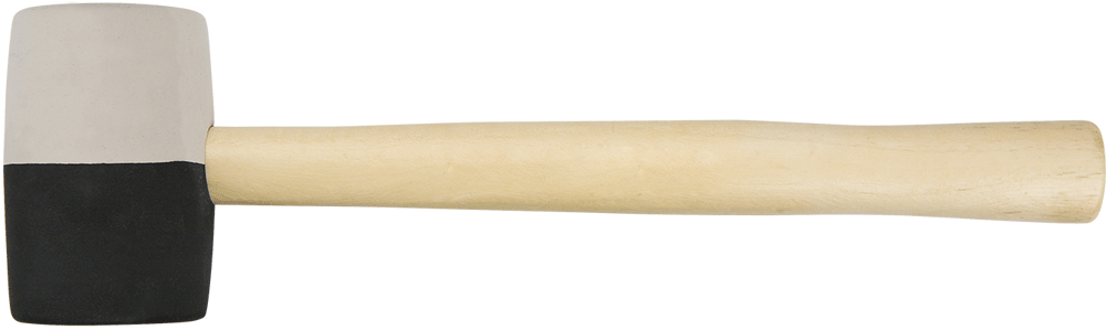 Topex Mlotek gumowy raczka drewniana 450g 338mm (02A354) 02A354 (5902062032270)