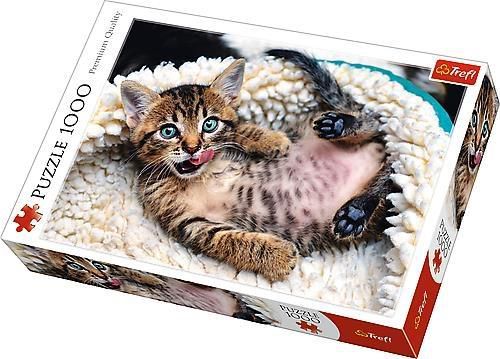 Trefl Puzzle Cheerful kitten 1000 pcs. (226185) puzle, puzzle