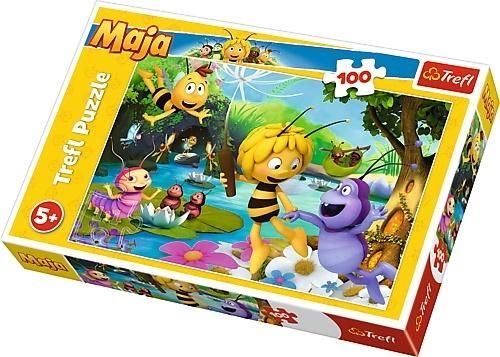 Trefl Puzzle 100 Pszczolka Maja i przyjaciele 314402 (5900511163612) puzle, puzzle