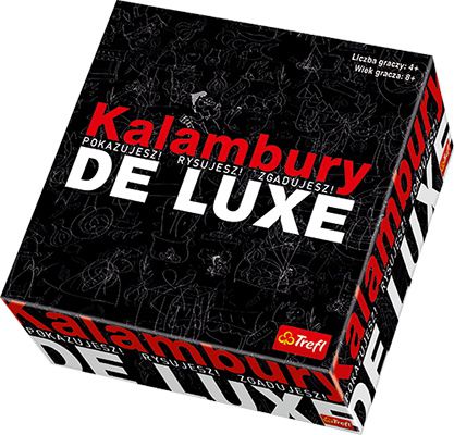 Trefl Gra planszowa Kalambury De Luxe 01016 TR (5900511010169) galda spēle