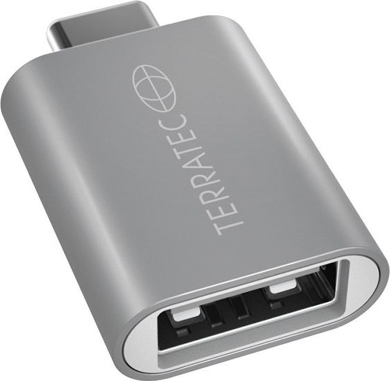 TERRATEC Connect C1 USB-C zu USB3.1 Adapter Aluminium adapteris