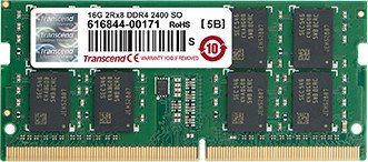 Transcend 16GB DDR4 2400 SO-DIMM 2RX8  DDR4 operatīvā atmiņa