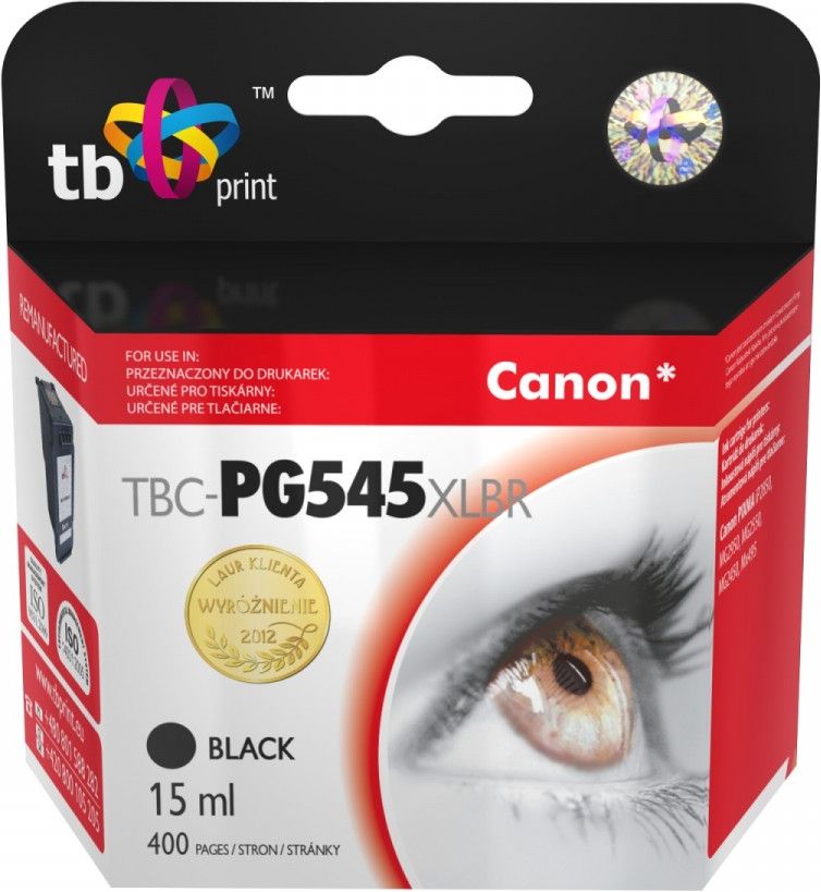 Ink for Canon PIXMA iP2850/MG2950/2550/2450/MX495 TBC-PG545XLB ref. kārtridžs
