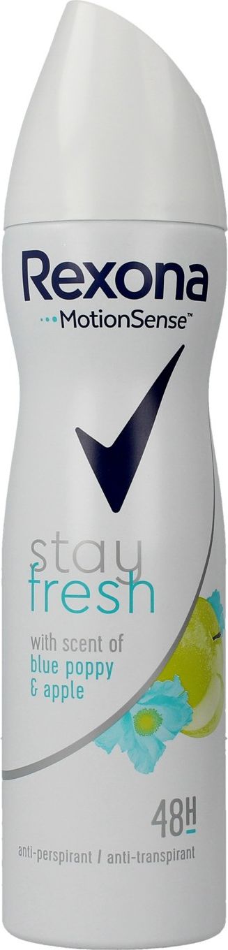 Unilever Rexona Stay Fresh Woman Dezodorant spray Blue Poppy & Apple 150ml 660544 (8717163680544)
