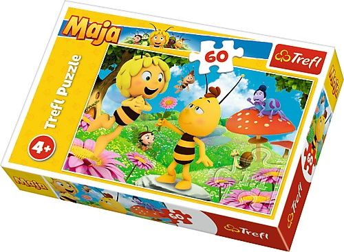 Trefl Puzzle 60 pieces - Maja the Bee, Flower for Maja puzle, puzzle