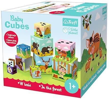 Trefl Klocki Baby cubes - W lesie - Little Planet 247866 (5900511606645)