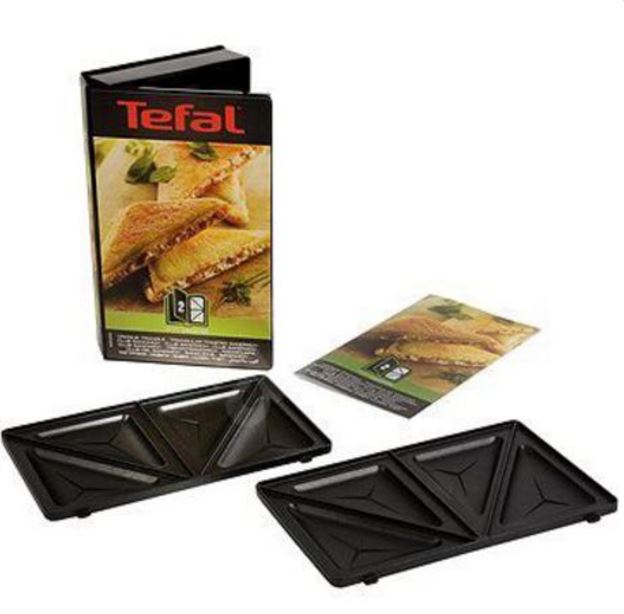 Tefal Plyty do opiekacza do trojkatnych kanapek tostowych + ksiazka (XA800212) XA8002 (3045386366156) Virtuves piederumi