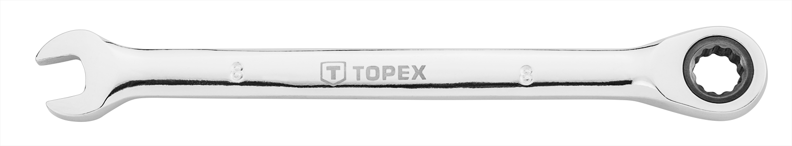 Topex Klucz plasko-oczkowy z grzechotka 22mm (35D749) 35D749 (5902062023117)
