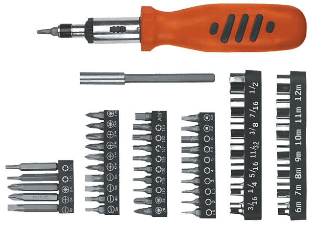 Top Tools Wkretak z wymiennymi koncowkami 52 czesci 39D357 39D357 (5902062053107)