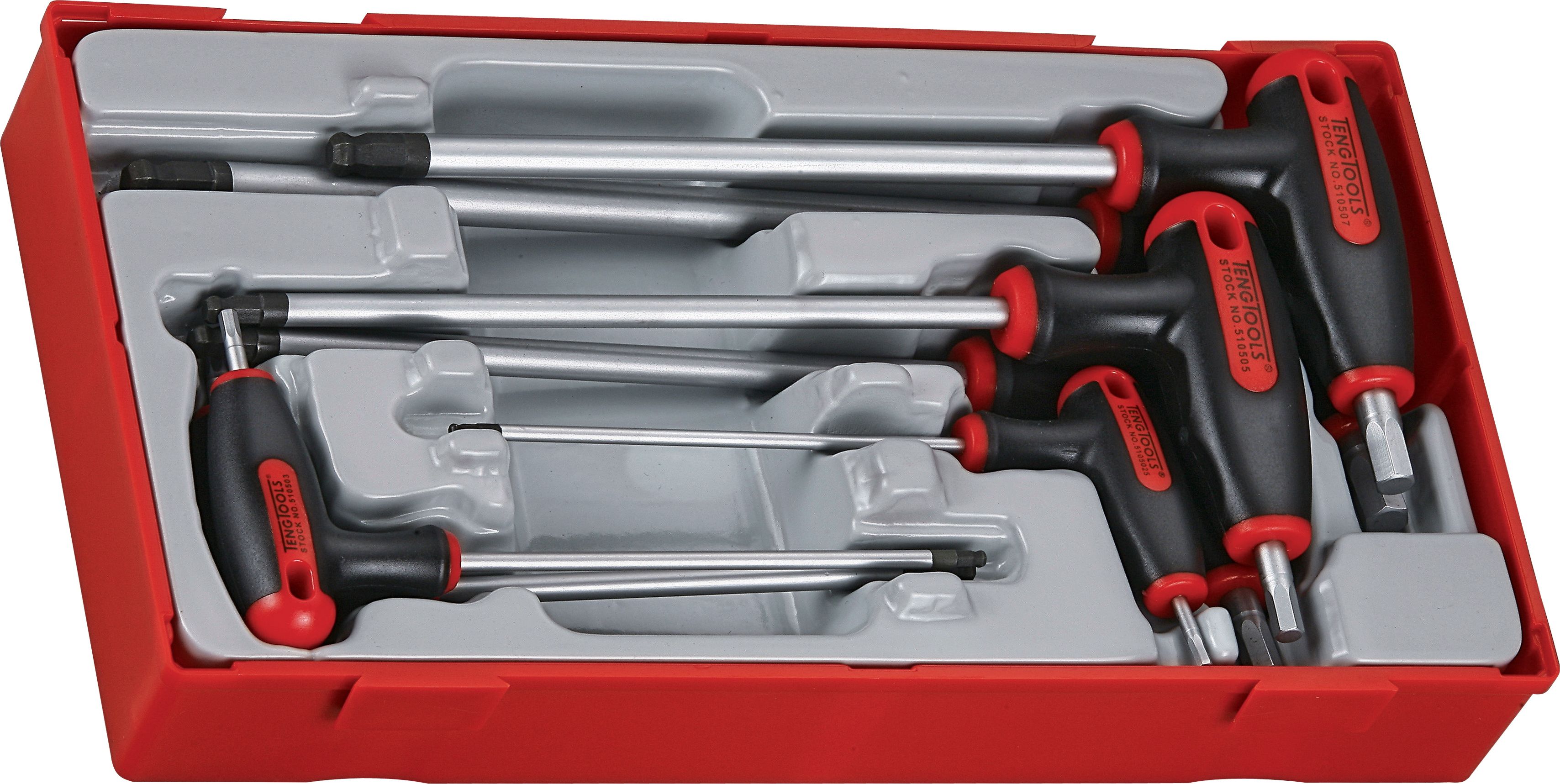 Teng Tools 7-elementowy Zestaw kluczy trzpieniowych, szesciokatnych Teng Tools TTHEX7 / TTHEX7AF - 68930106 68930106 (5020385050549)