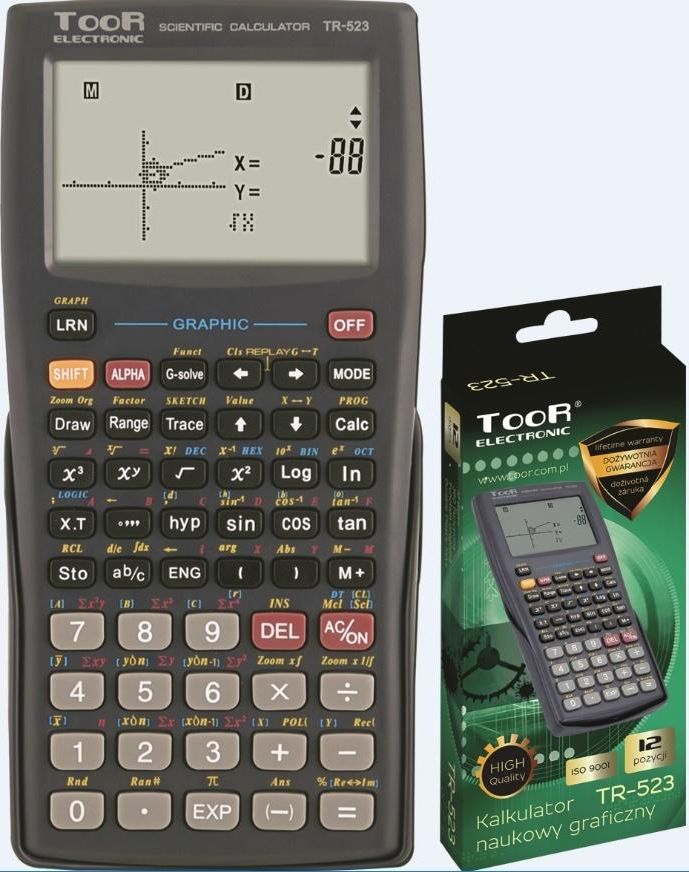 Kalkulator Toor Electronic Naukowy graficzny (279588) 279588 (5903364216900) kalkulators