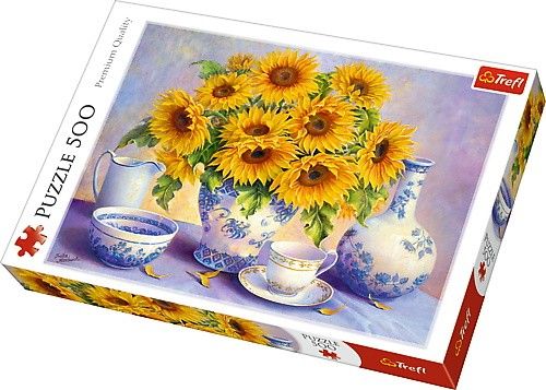 Trefl Puzzle 500 elementow - Sloneczniki (GXP-645722) GXP-645722 (5900511372939) puzle, puzzle