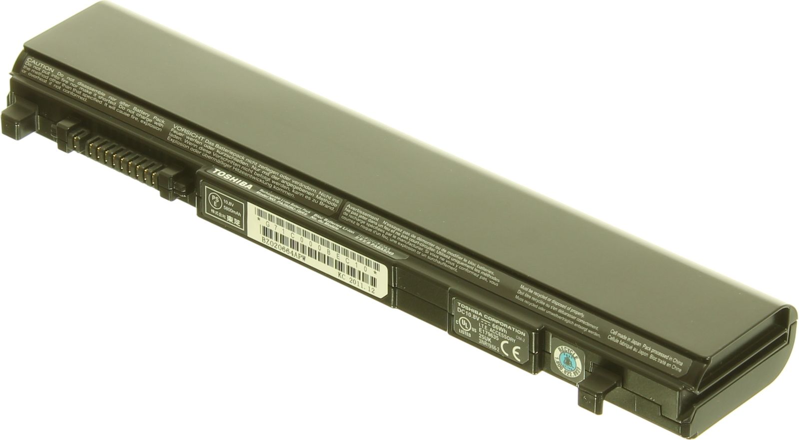 Toshiba 6 CELL BATTERY PACK Refurbished akumulators, baterija portatīvajiem datoriem