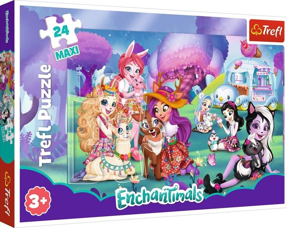 Trefl Puzzle 24 maxi The cheerful world of Enchantimals puzle, puzzle