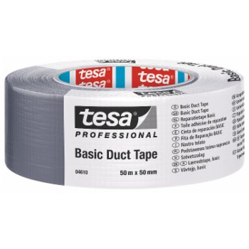 Tesa Repair tape 50mm TESABASIC 50m silver - H0461000