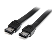 StarTech.com 1,8m geschirmtes eSATA Kabel - St/St (ESATA6) adapteris