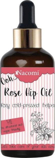 Nacomi Olej do ciala Rose Hip Oil z pipeta 50ml 5902539701432 (5902539701432) kosmētika ķermenim