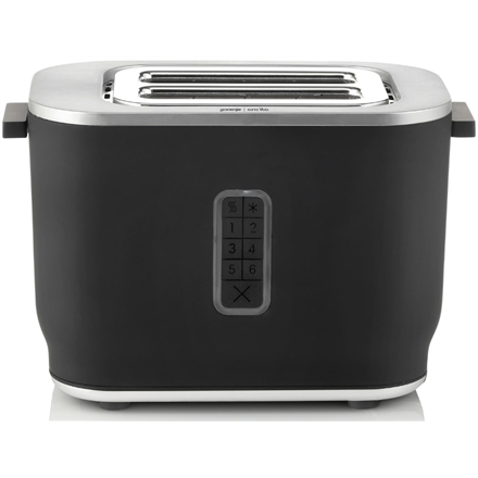 Gorenje Toaster T800ORAB Power 800 W, Number of slots 2, Housing material Plastic, Black 3838782129629 Tosteris