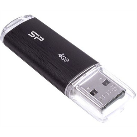 Silicon Power Ultima U02 4 GB, USB 2.0, Black USB Flash atmiņa
