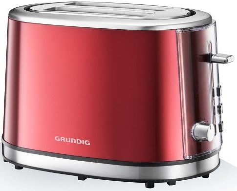 Grundig Grun Toaster TA 6330 - red/steel Tosteris