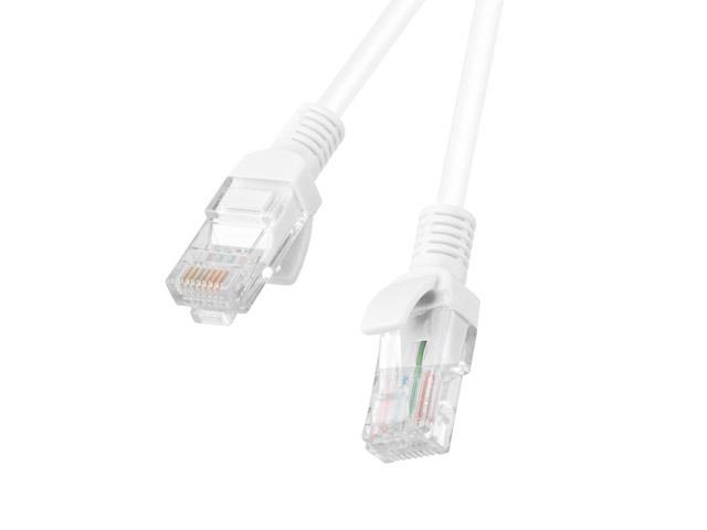 LANBERG patchcord cat.5e 20m white kabelis, vads