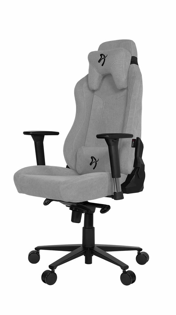 Arozzi Vernazza Soft Fabric Gaming Chair Light Grey datorkrēsls, spēļukrēsls