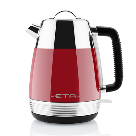 ETA Storio Kettle ETA918690030 Standard, 2150 W, 1.7 L, Stainless steel, Red, 360° rotational base 8590393255962 Elektriskā Tējkanna