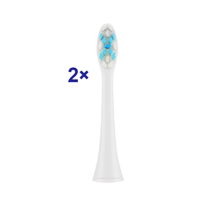 ETA SONETIC Toothbrush replacement 	ETA070790300 For adults, Heads, Number of brush heads included 2, White 8590393243563 mutes higiēnai