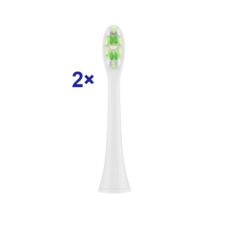 ETA SONETIC  Toothbrush replacement  ETA070790400 For adults, Heads, Number of brush heads included 2, White 8590393243570 mutes higiēnai