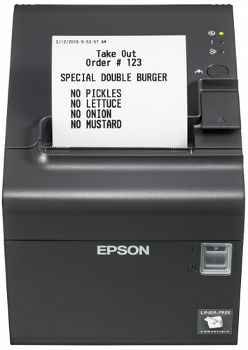 Epson Epson TM-L90LF black  Ethernet: USB with power  8715946680156 C31C412681 uzlīmju printeris