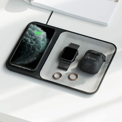 Ladowarka Pitaka Air Tray Indukcyjna 1x USB-C 2 A (ATR1003B) ATR1003B (6321116713900) iekārtas lādētājs