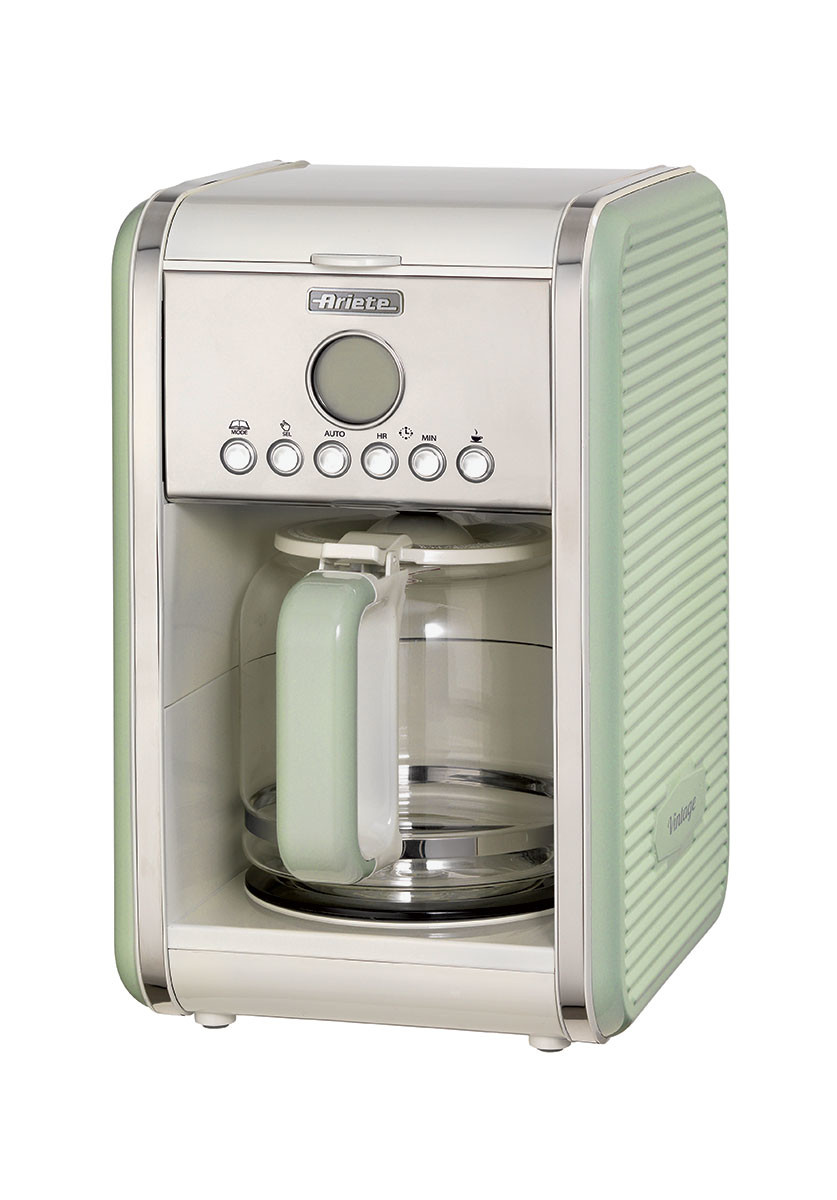 Ariete Vintage Filter Coffee Machine, green Kafijas automāts