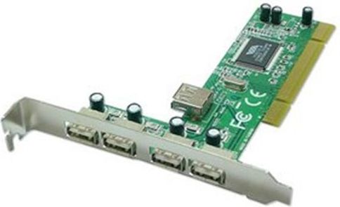 USB 2.0 PCI-Karte, 4+1 Port  VIA Chipset karte