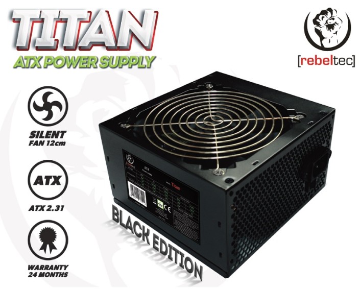 Rebeltec power supply    ATX ver2.31 TITAN 400W Barošanas bloks, PSU