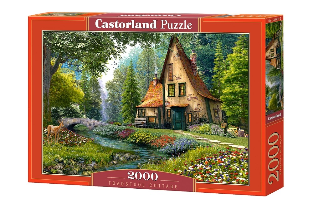 Castorland 2000 pieces, Cottage puzle, puzzle