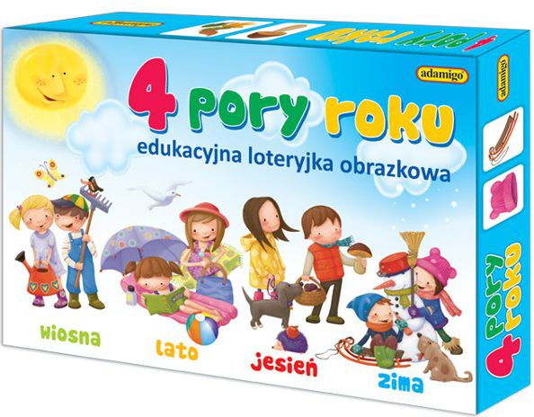 Adamigo Zestaw Edukacyjny 4 Pory Roku - 6205 6205 (5902410006205) galda spēle