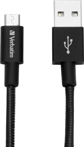 Verbatim Micro USB Cable Sync & Charge 30cm black kabelis, vads