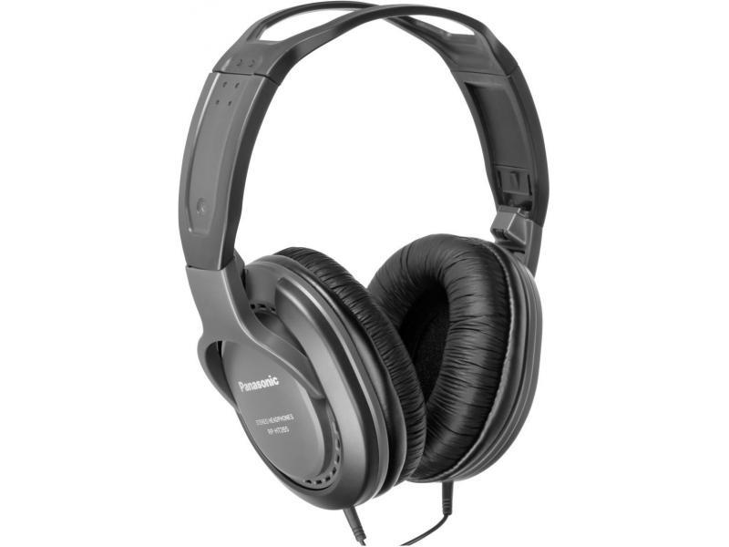 Panasonic RP-HT265E-K Closed Type Headphones with Volume Control 5M, Black austiņas