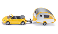 Siku series 16 car with camping trailer galda spēle