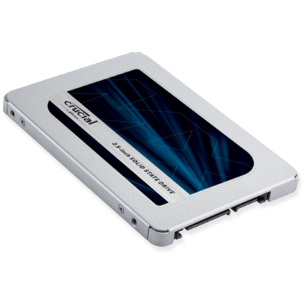 Crucial MX500 250 GB, SSD interface SATA, Write speed 510 MB/s, Read speed 560 MB/s SSD disks
